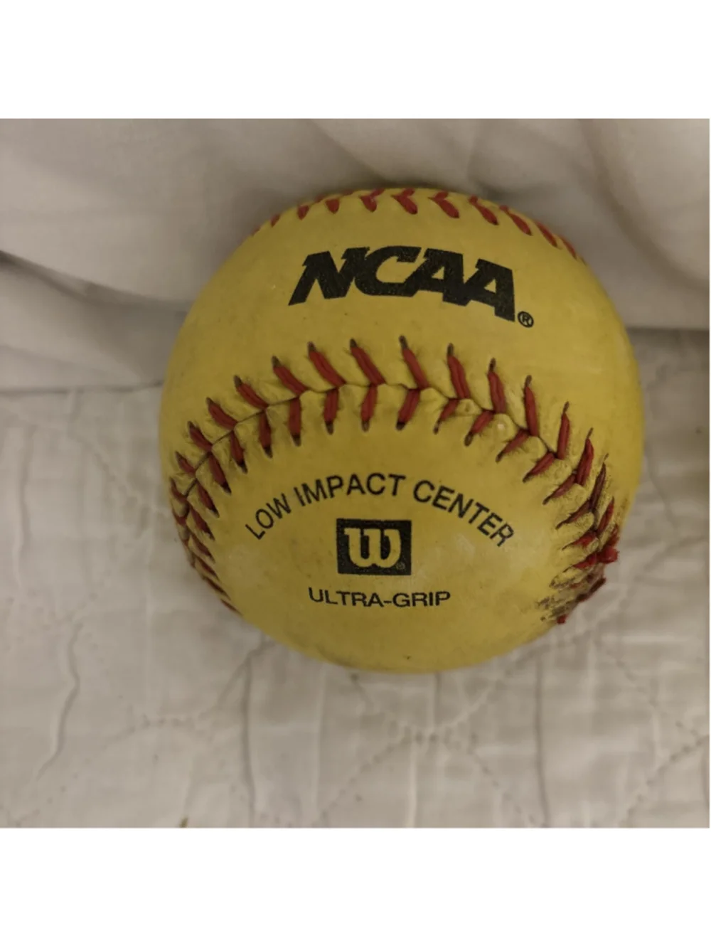 Lot Of 3 Fastpitch Softballs Wilson & Worth